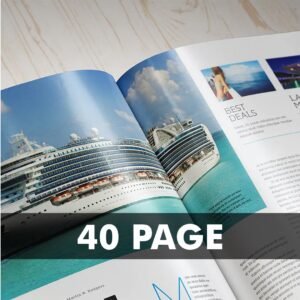 40 Page Booklets Half Page - Order Now - Fast Delivery