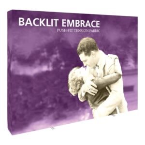 Embrace 10ft Backlit Full Height Push-Fit Tension Fabric Display