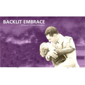 Embrace 12.5ft Backlit Full Height Push-Fit Tension Fabric Display