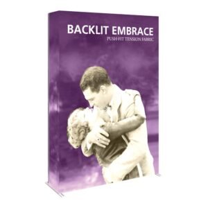Embrace 5ft Backlit Full Height Push-Fit Tension Fabric Display