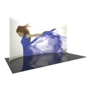Formulate Master 20ft Horizontal Curve 10ft Tall Fabric Backwall