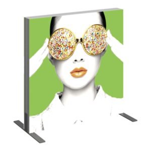 Vector Frame Light Box Square 01 Fabric Banner Display