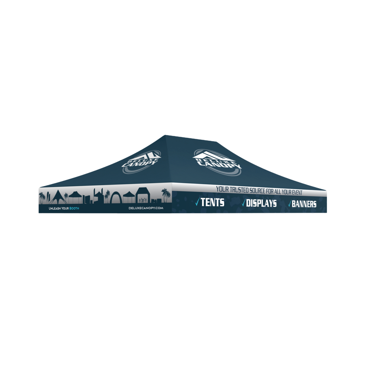10x15 Custom Canopy Tent Top | Printed Canopy Roof - Image 1