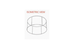 Circle 14 x 4 Rental Hanging Sign - Image 3