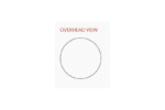 Circle 14 x 4 Rental Hanging Sign - Image 4