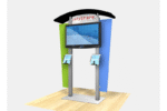 RE-1230 Large Monitor Kiosk with Arch Canopy - Image 2