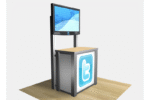 RE-1232 Rectangular Counter Kiosk