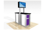 RE-1257 Double-Sided Pedestal Kiosk