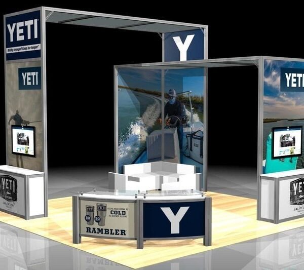 Yeti Custom Modular Display - 20ft x  20ft