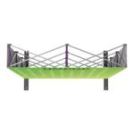 Hopup 5ft Straight Full Height Tension Fabric Display - Image 4