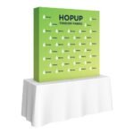 Hopup 5ft Straight Square Tabletop Tension Fabric Display