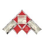 Xclaim 14ft 10 Quad Pyramid Fabric Popup Display Kit 01 - Image 3