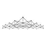 Xclaim 14ft 10 Quad Pyramid Fabric Popup Display Kit 01 - Image 9