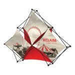 Xclaim 8ft Tabletop 3 Quad Pyramid Fabric Popup Display Kit 02 - Image 12