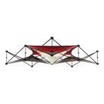 Xclaim 8ft Tabletop 3 Quad Pyramid Fabric Popup Display Kit 02 - Image 13