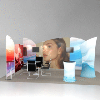 10ftx20ft Trade Show Booth Max Kit 1