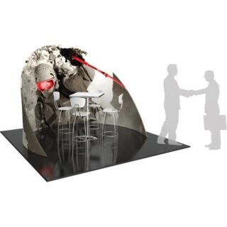 Formulate Chip-Shaped Wall 02 Tension Fabric Structure