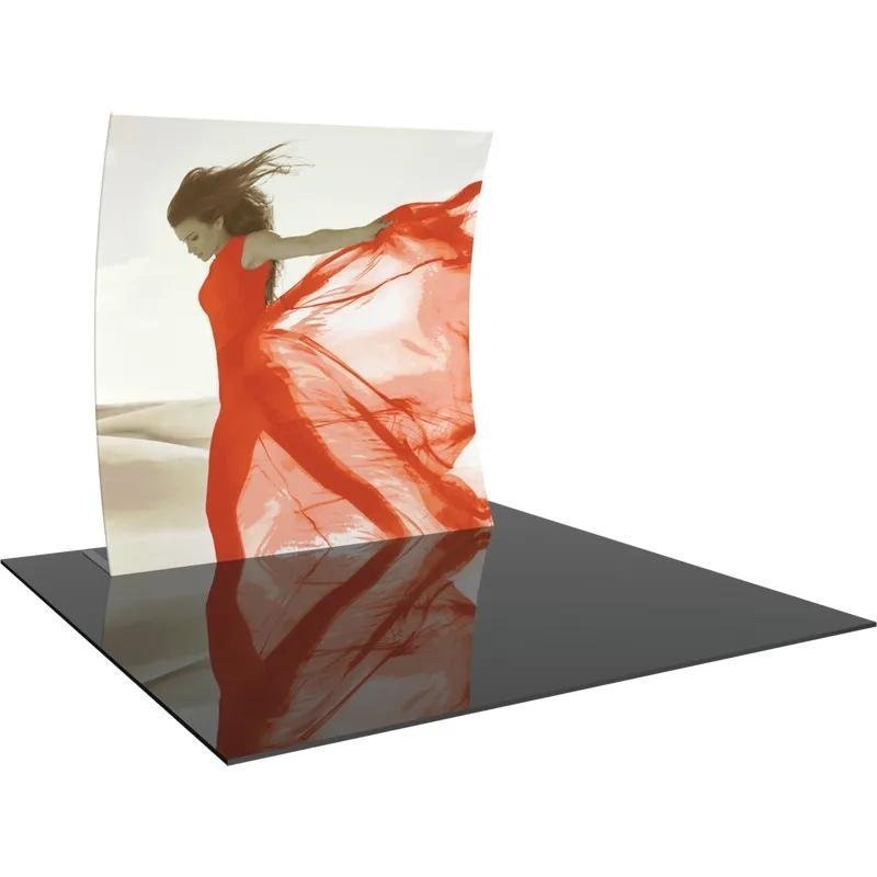 Formulate Master 8ft Vertical Curve Fabric Backwall 1 Formulate Master 8ft Vertical Curve Fabric Backwall
