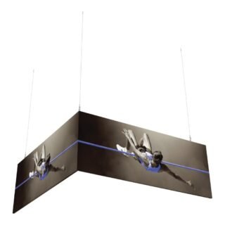 8ft x 8ft x 3ft L-Shaped Hanging Structure