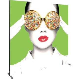 Vector Frame Light Box Square 04 Fabric Banner Display