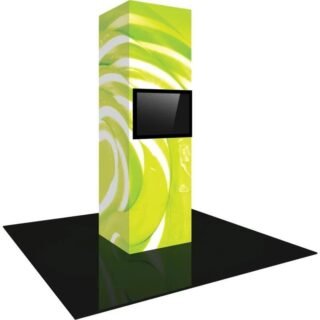 Vector Frame Modular Backlit Monitor Tower 03 (3ft x 10ft)