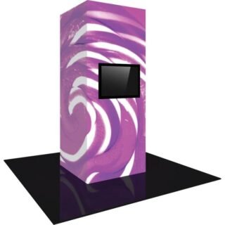 Vector Frame Modular Backlit Monitor Tower 04 (4ft x 10ft)