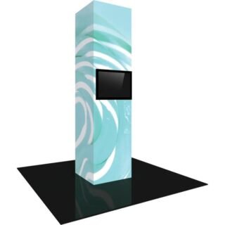 Vector Frame Modular Backlit Monitor Tower 05 (3ft x 12ft)