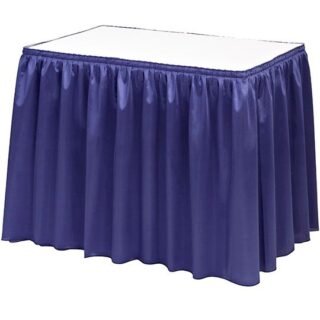 3'L x 24"W x 30"H Draped Table