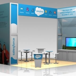 Salesforce Custom Modular Display - 20ft x 20ft