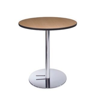 30" Cafe Table w/ Hydraulic Base - Maple