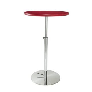 30" Bar Table w/ Hydraulic Base - Red