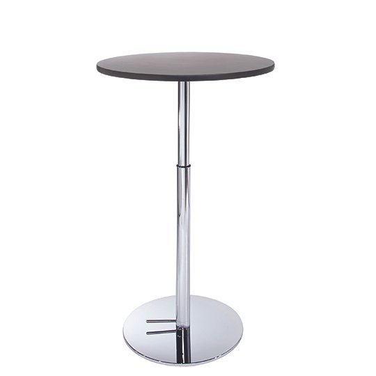 30" Bar Table w/ Hydraulic Base - Graphite 1 30" Bar Table w/ Hydraulic Base - Graphite