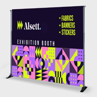 Step and Repeat Indoor Backdrops 8ft x 8ft - Best Seller Backdrop