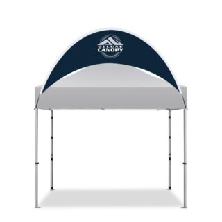 Canopy Tent Curved Billboard Banner