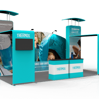 10ftx20ft Trade Show Exhibit Booth | Branded Display Kit