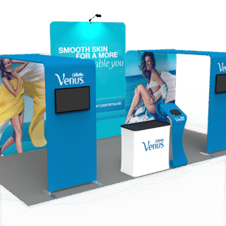 10ftx20ft Branded Trade Show Display | Professional Booth Kit