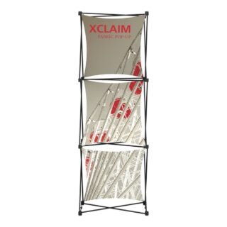Xclaim 2.5ft Fabric Popup Display Kit 01