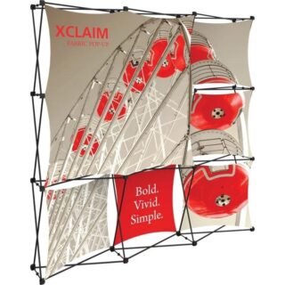 Xclaim 8ft Fabric Popup Display Kit 03