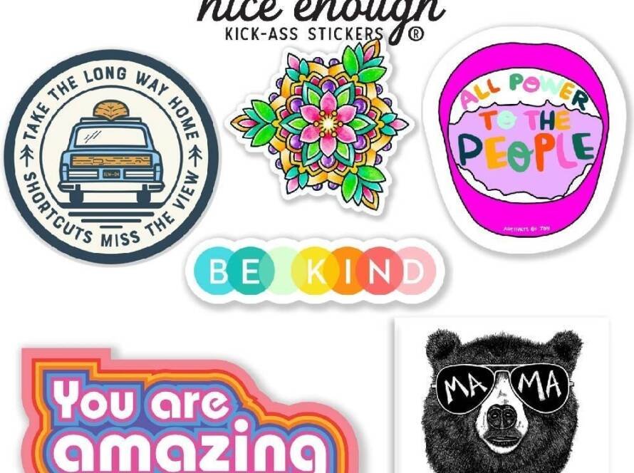 Nice Enough Stickers