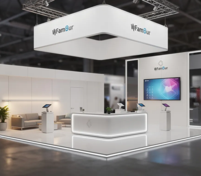 island exhibit booth