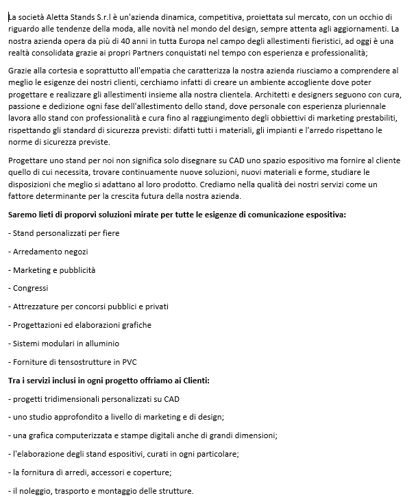 ALETTASTANDS Napoli 1
