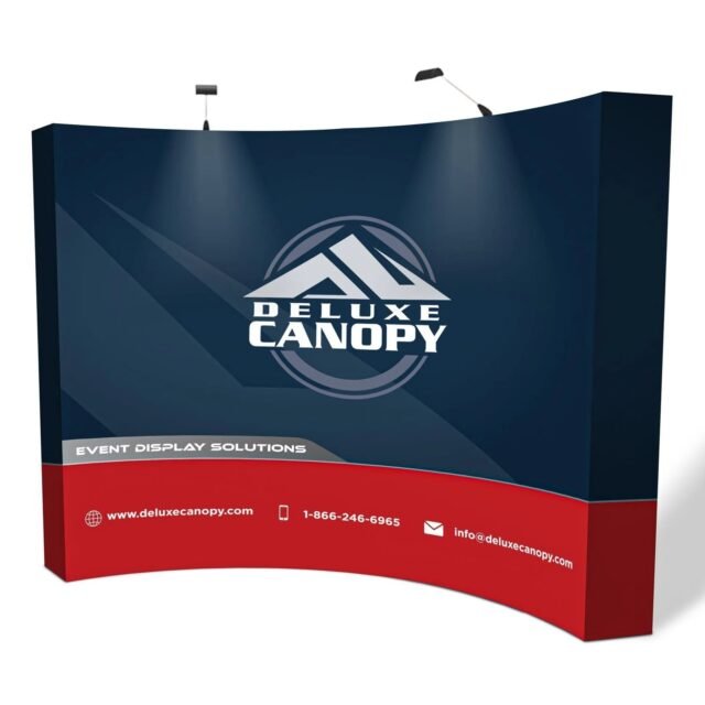 10ft Curved Pop-Up Display | Portable Trade Show Stands