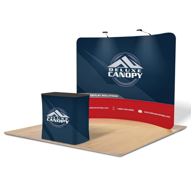 10ft Curved Tension Fabric Display Stand Kit