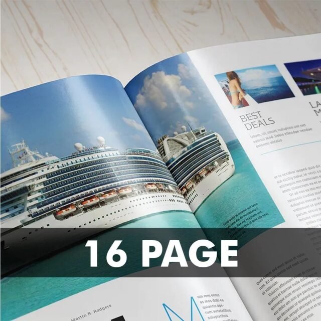 16 Page Booklets Half Page - Order Now - Fast Delivery
