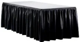 8ftL x 24inW x 30inH Draped Table