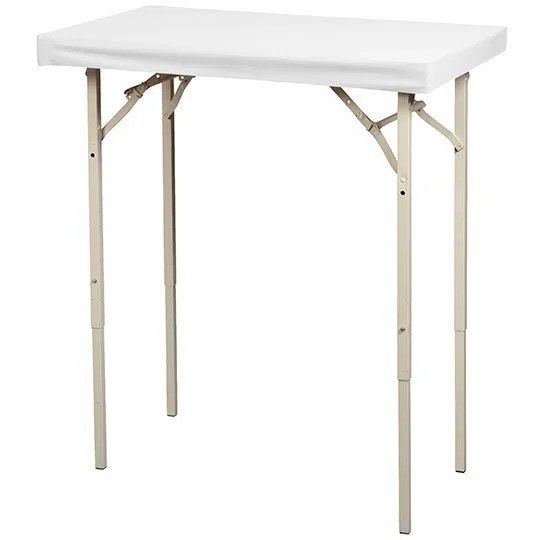 3ftL x 24inW x 42inH Undraped Counter