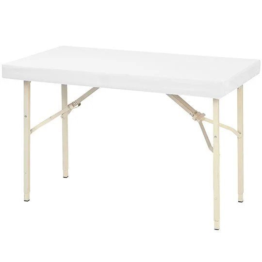 4ftL x 24inW x 30inH Undraped Table