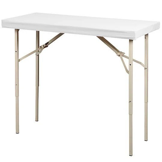 4ftL x 24inW x 42inH Undraped Counter