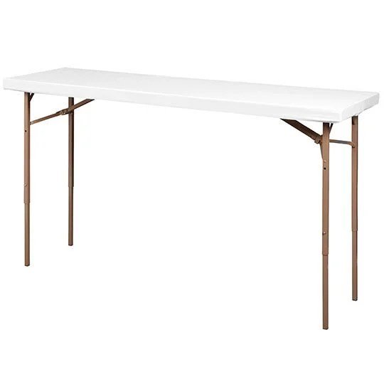 6ftL x 24inW x 42inH Undraped Counter