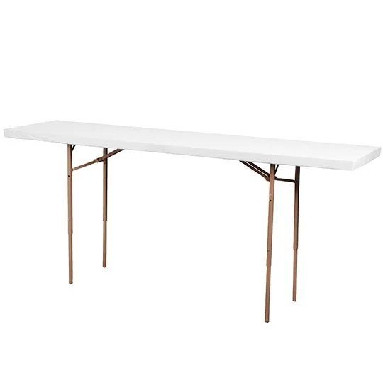 8ftL x 24inW x 42inH Undraped Counter